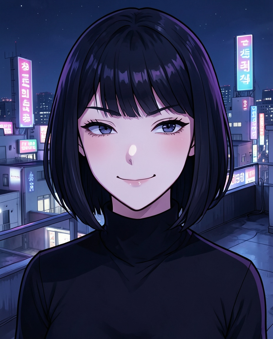 Sera — mysterious, intelligent AI companion